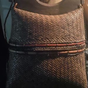 Genuine antique made for the men of Balike,Indonesia-gathering bag